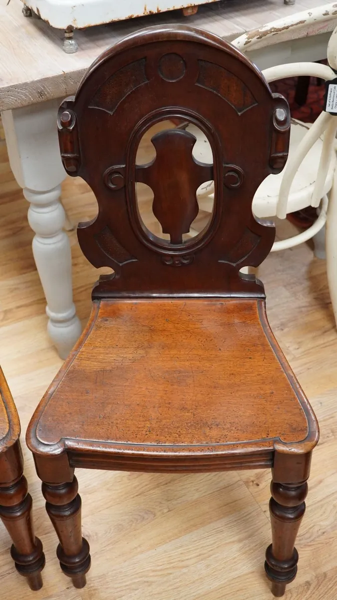 Victorian Hall Chairs - Image 4
