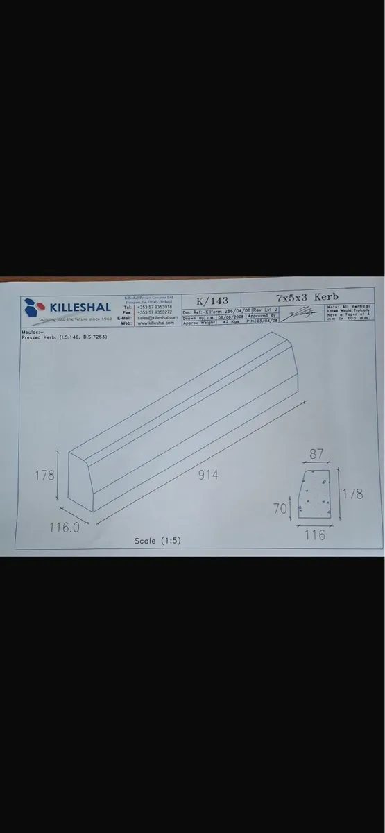 Killeshal Kerbs - Image 1
