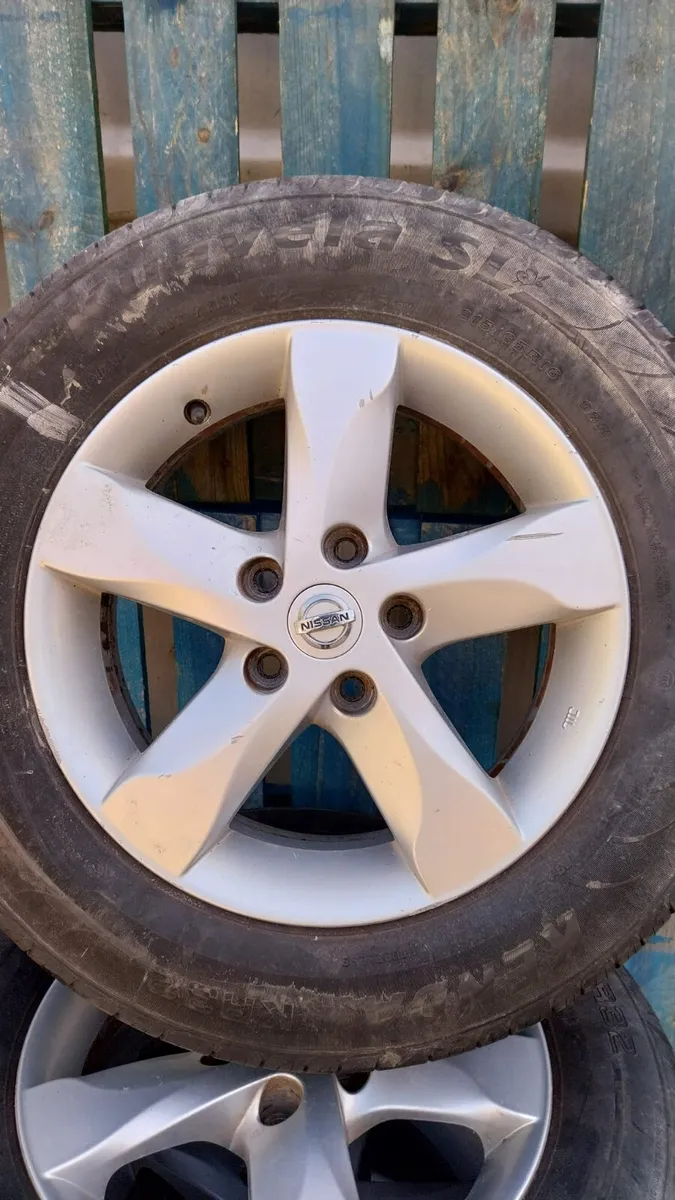 2010 Nissan Qashqai 16" Alloy Wheels Set 215/65R16 - Image 3