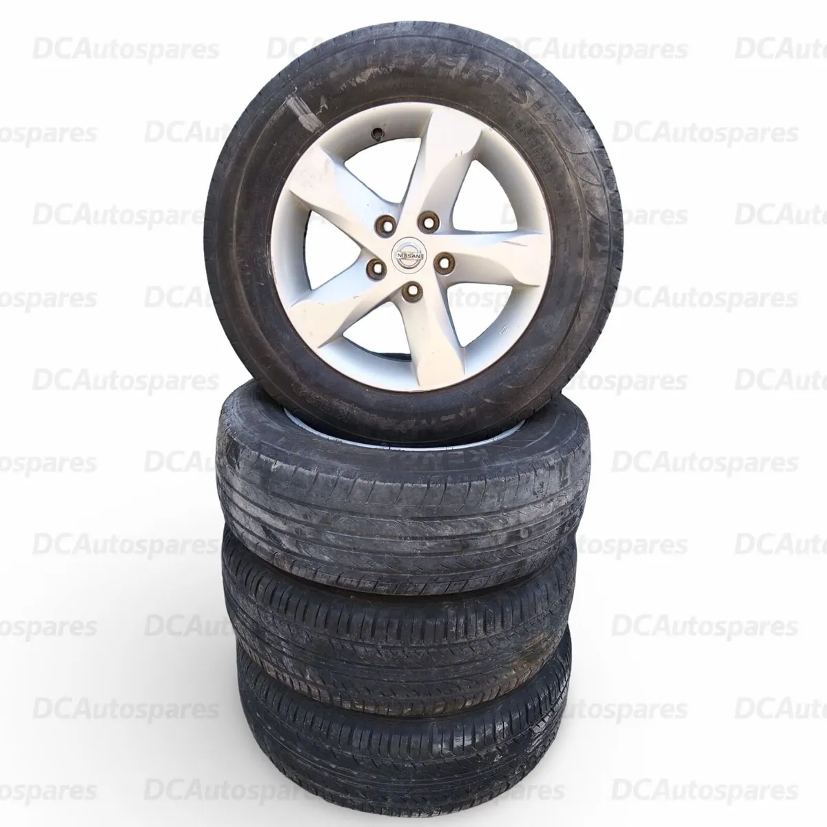 2010 Nissan Qashqai 16" Alloy Wheels Set 215/65R16 - Image 1