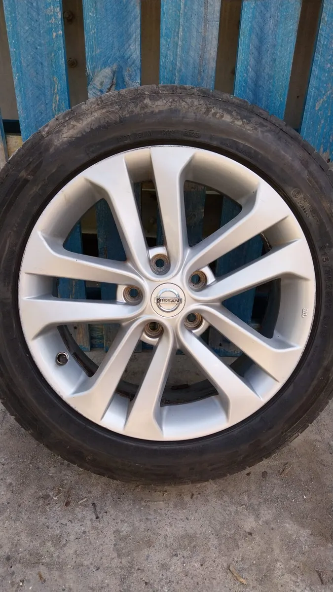 2014 Nissan Juke 17" Alloy Wheels Set 215/55R17 - Image 2