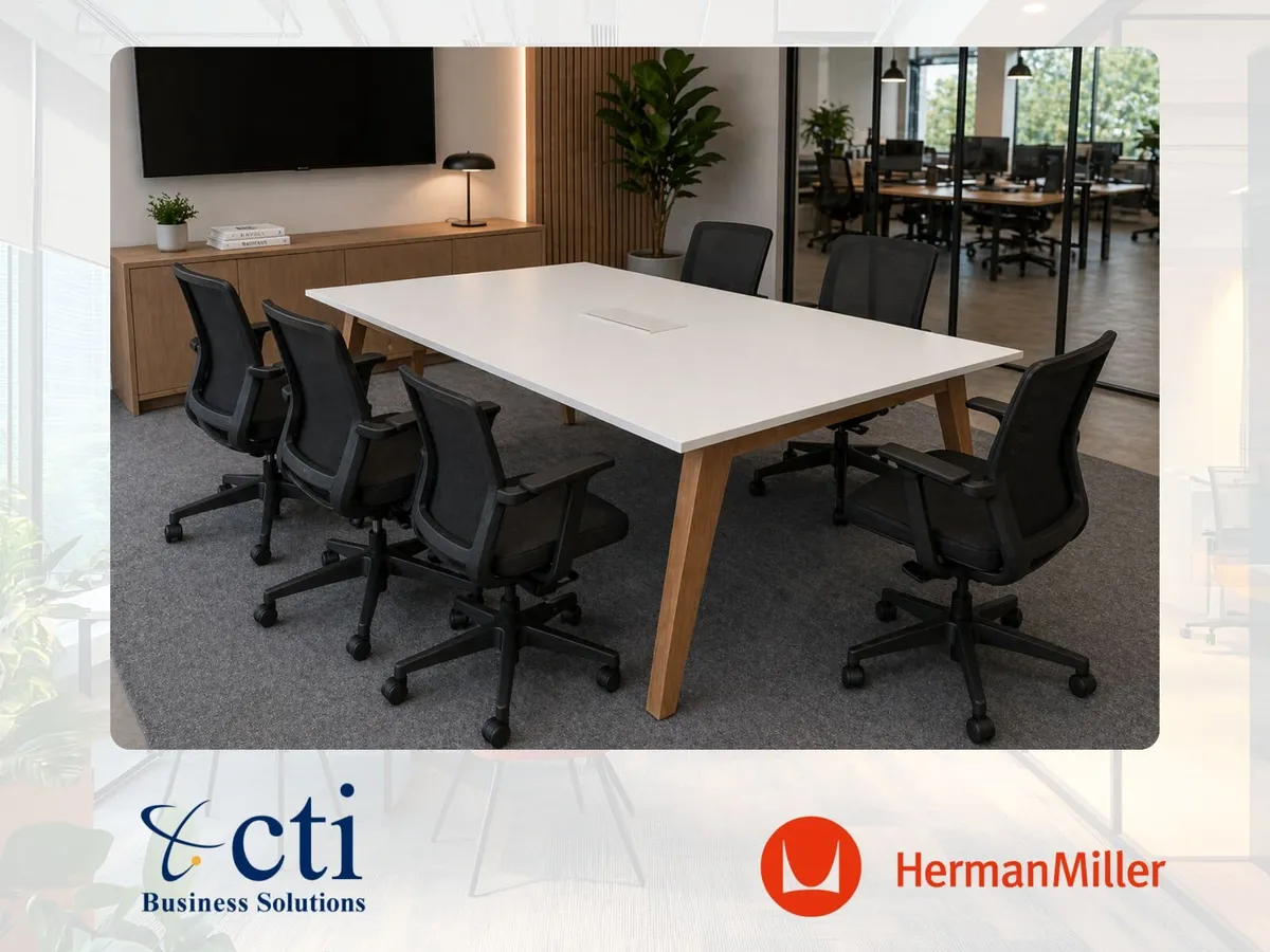 Herman Miller Meeting Table ~ 1800MM X 1200MM - Image 2