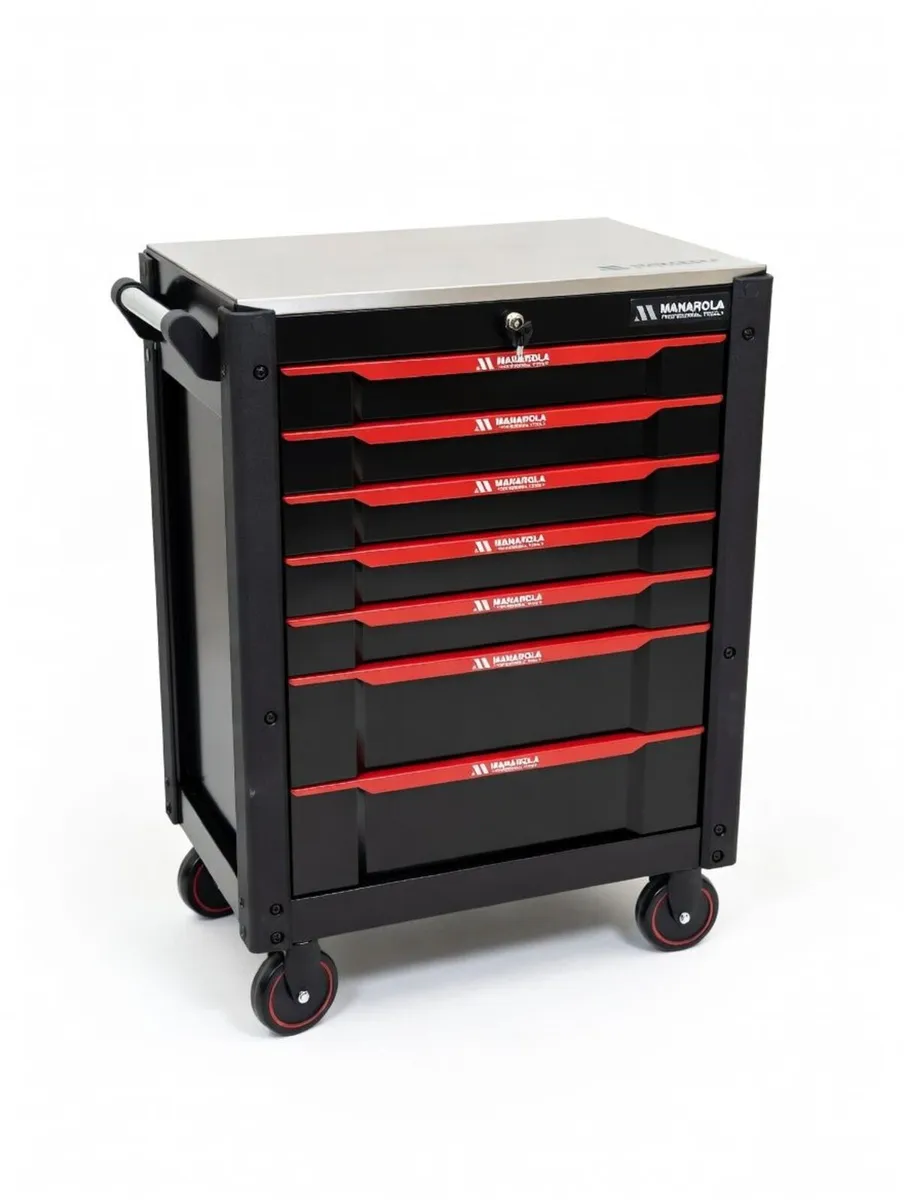 7 Drawer Tool Box Toolchests With Tools - Image 1