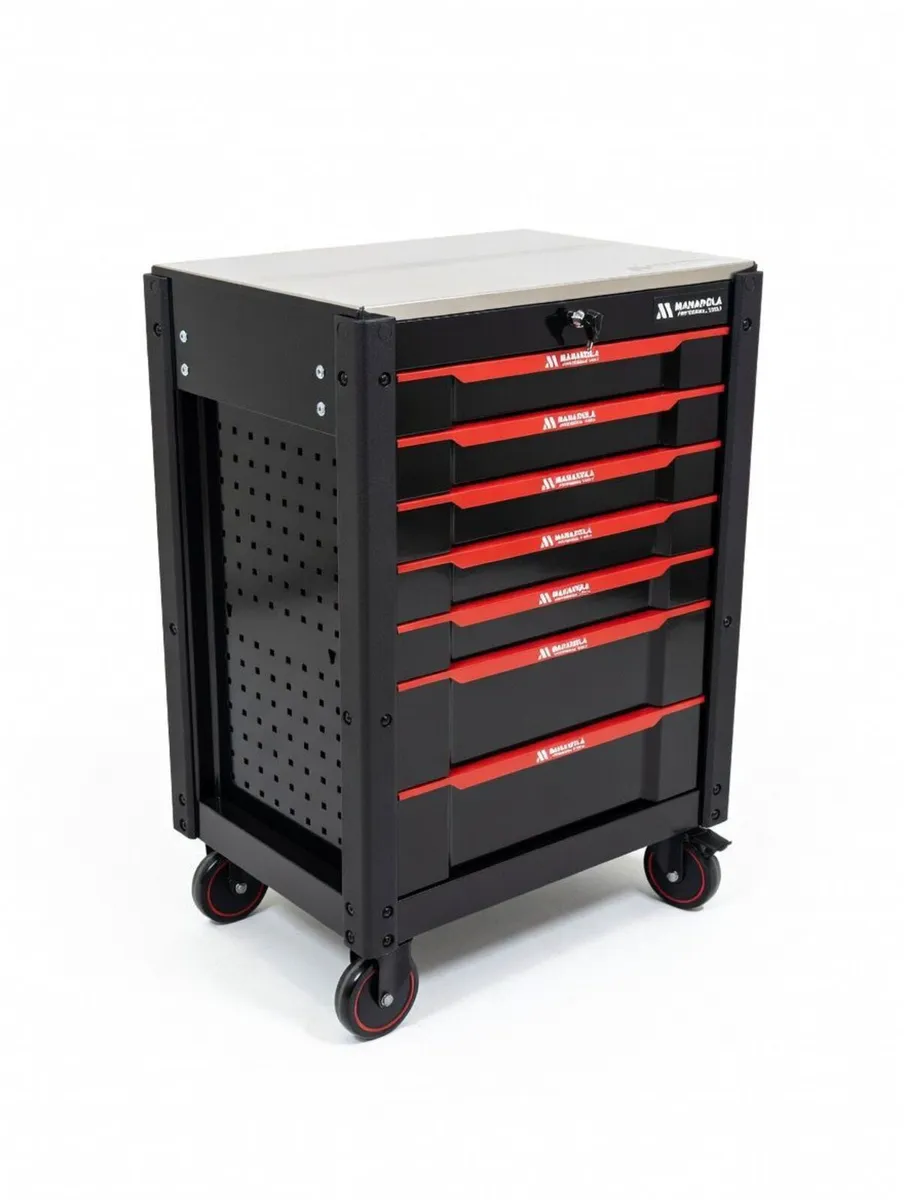 7 Drawer Tool Box Toolchests With Tools - Image 3