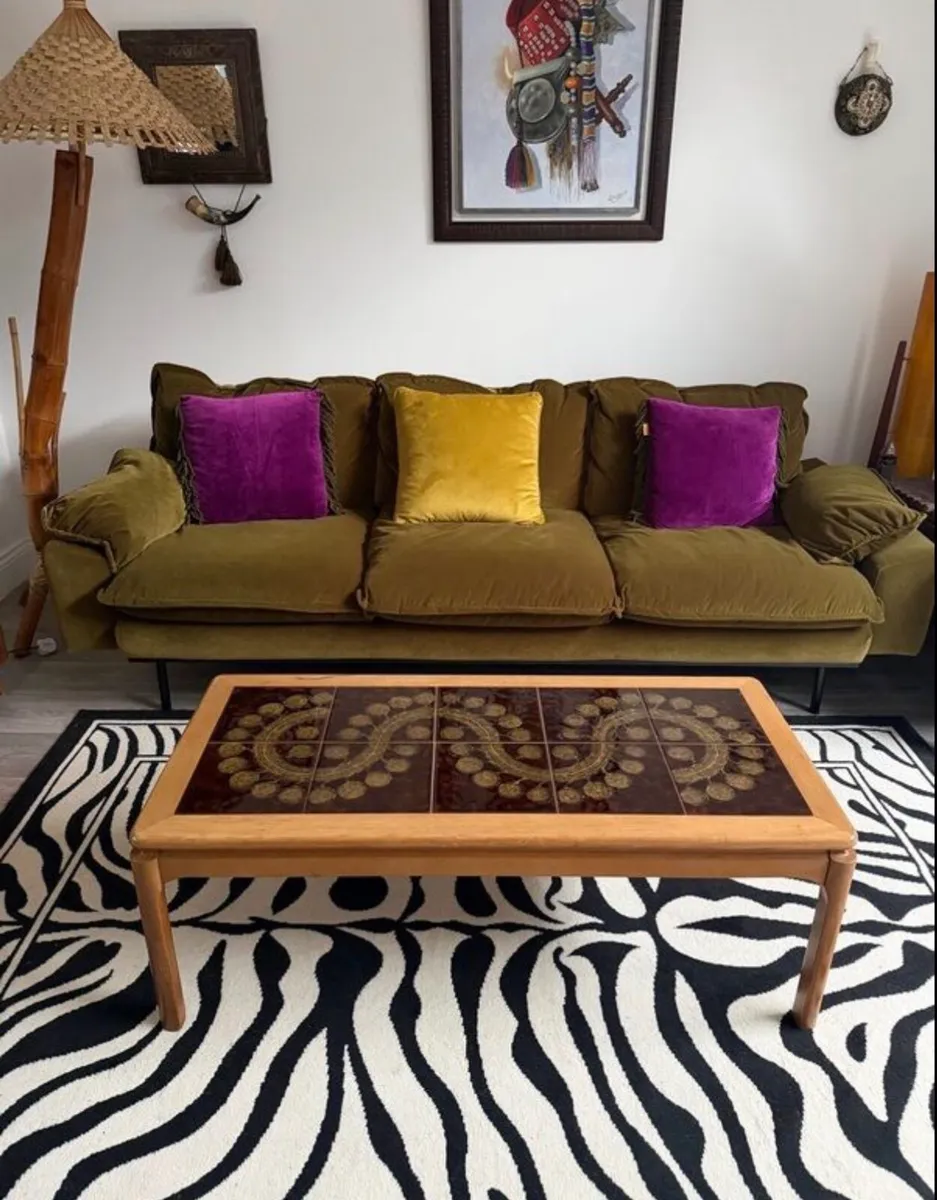 Mid Century Tiled Coffee Table - Image 1