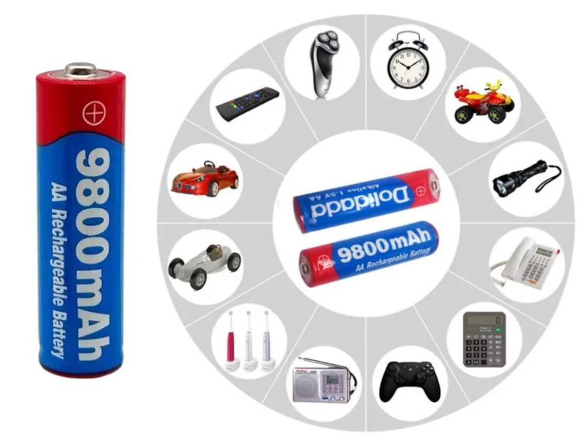 AA Rechargeable Battery 1.5V 9800mAh - Image 3