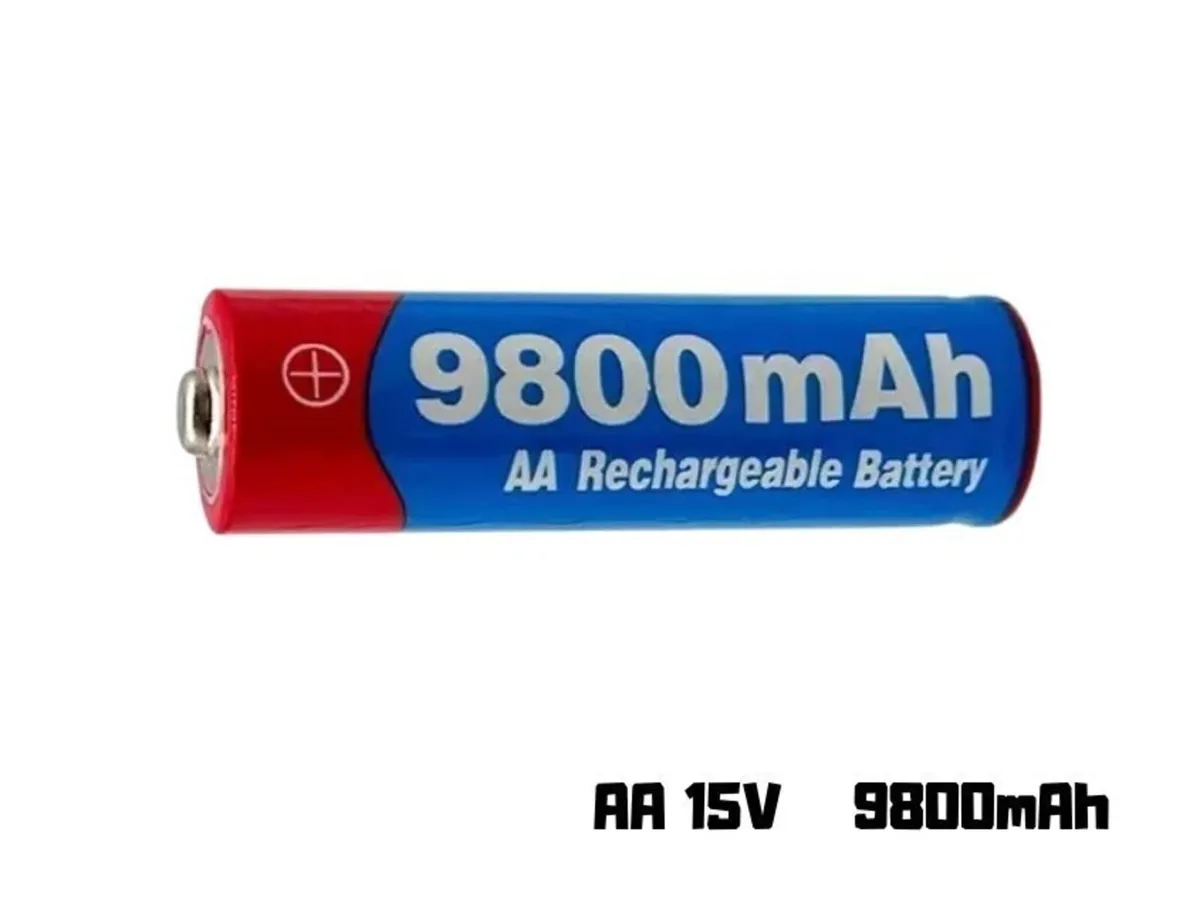 AA Rechargeable Battery 1.5V 9800mAh - Image 1