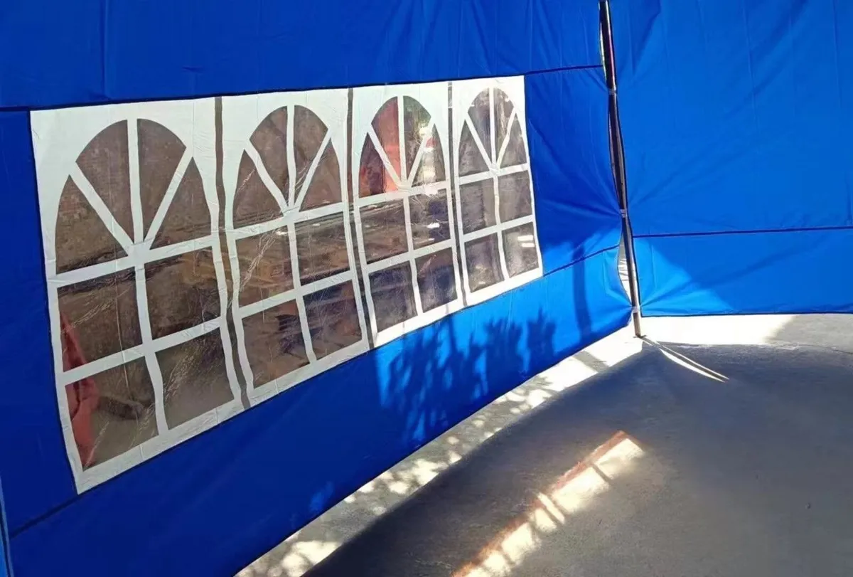 Heavy Duty Pop Up Gazebo Steel 40mm Hex 3m x 3m - Image 3