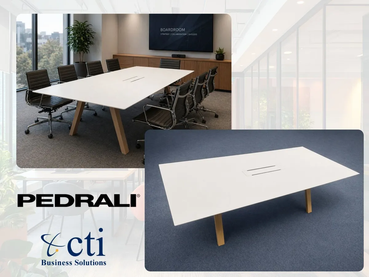 Pedrali Meeting Table - 2400MM x 1200MM - Image 1
