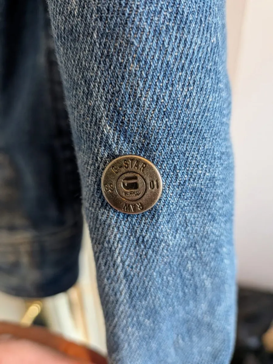 Old School G-Star Raw Arc Zip 3D Slim Jacket Jeans - Image 4