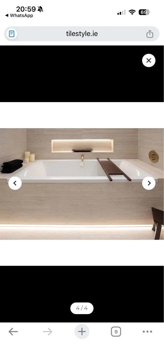 Alma double ended bath by Noken - Image 2