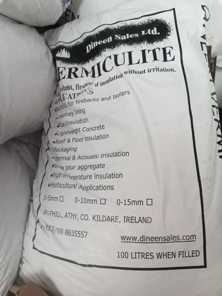 Vermiculite 100 litre 40 bags dineen