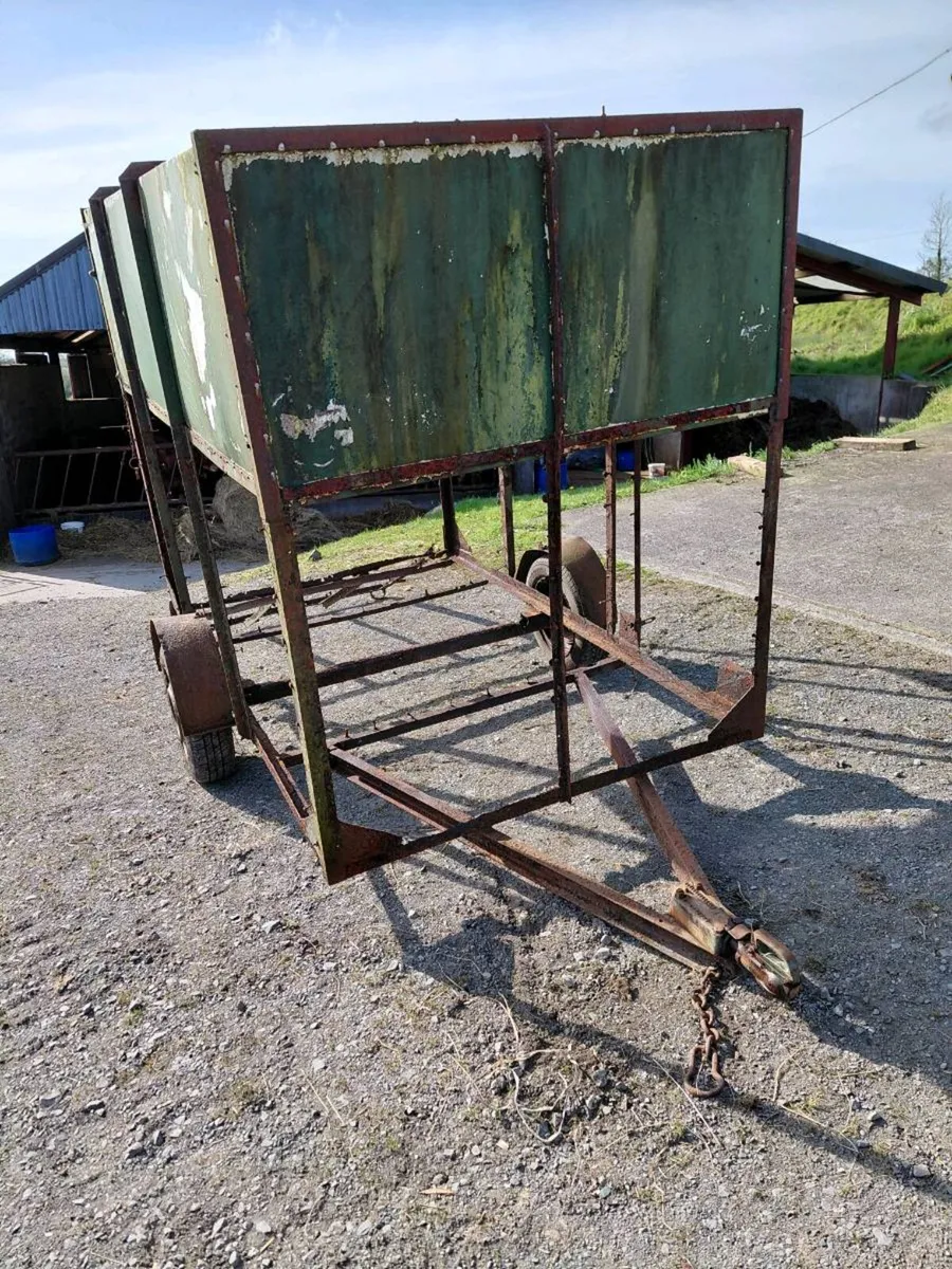 Single axle trailer frame - Image 1