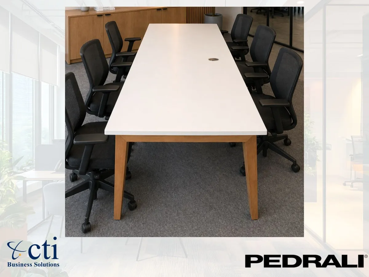 Pedrali Meeting Table - 2200MM X 800MM - Image 1