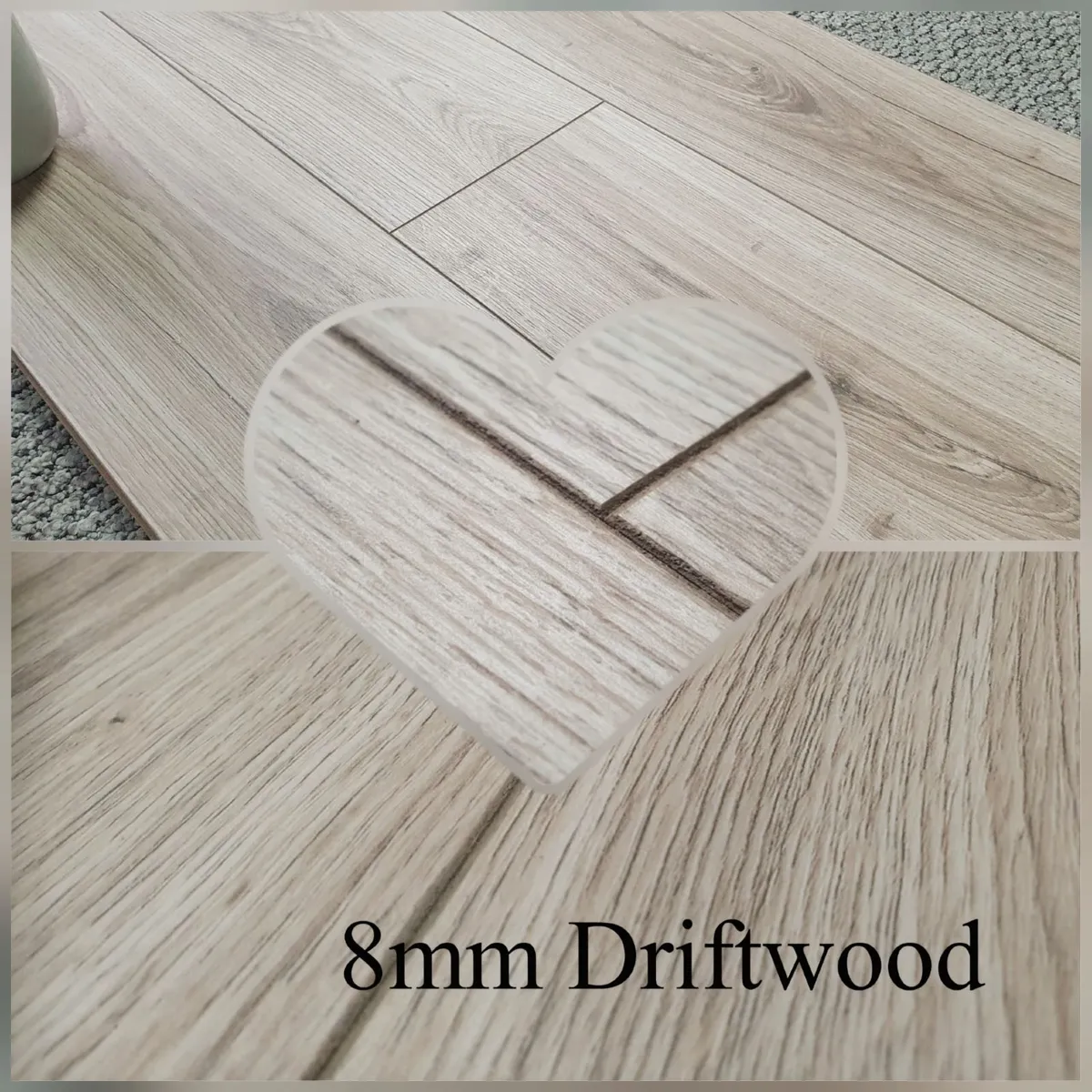 8mm laminated click flooring AC4 - Image 1