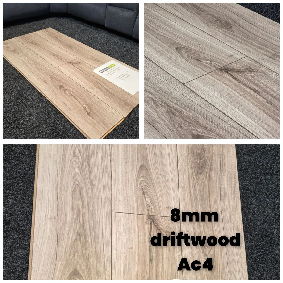 8mm laminated click flooring - warehouse - Image 1