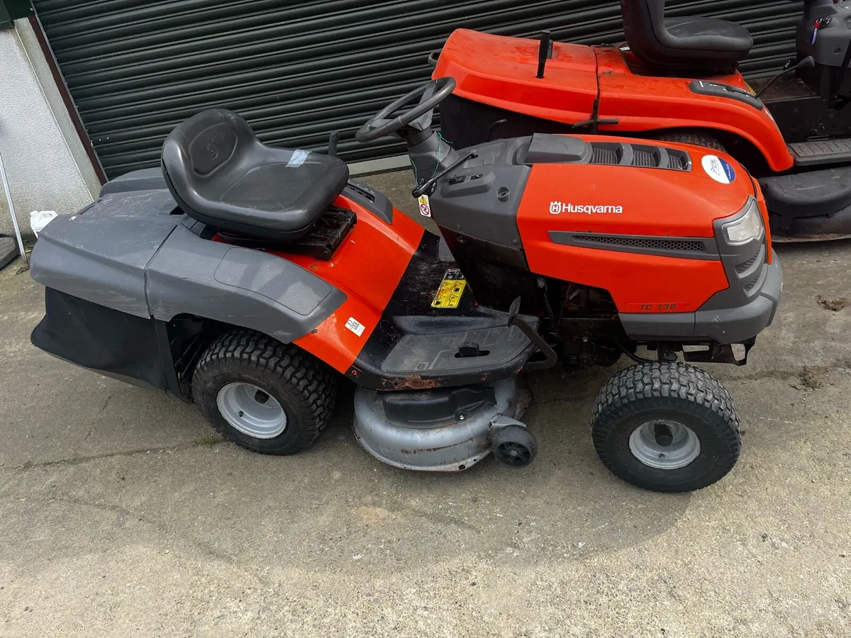 Husqvarna TC 138 ride on mower - Image 1