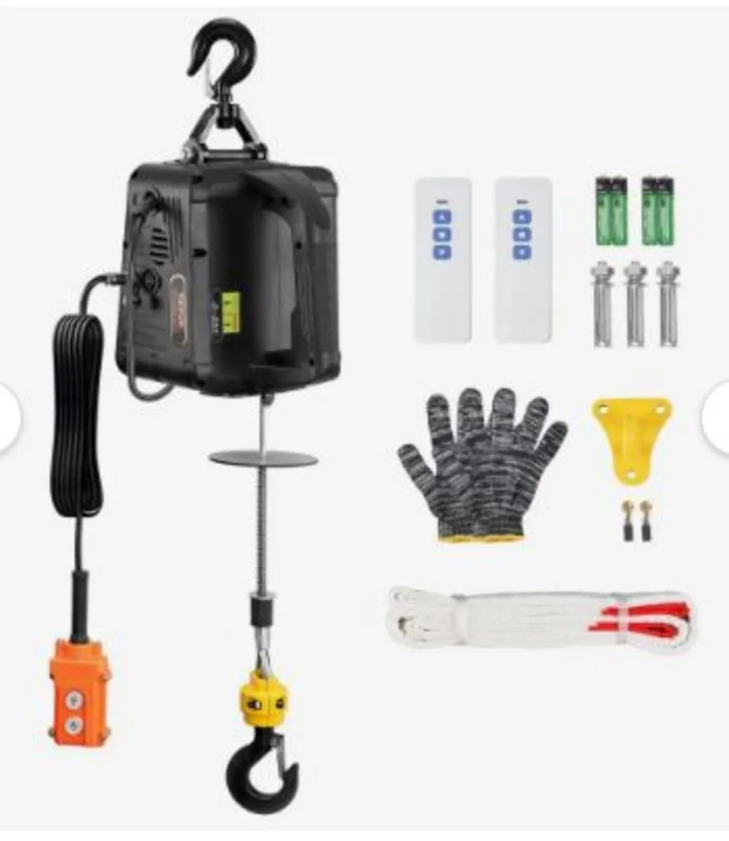 3-in-1 Portable Electric Hoist Winch - Image 1