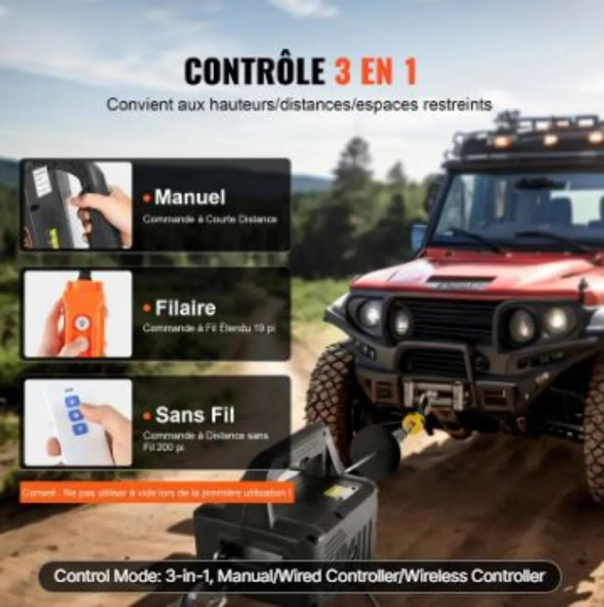 3-in-1 Portable Electric Hoist Winch - Image 2