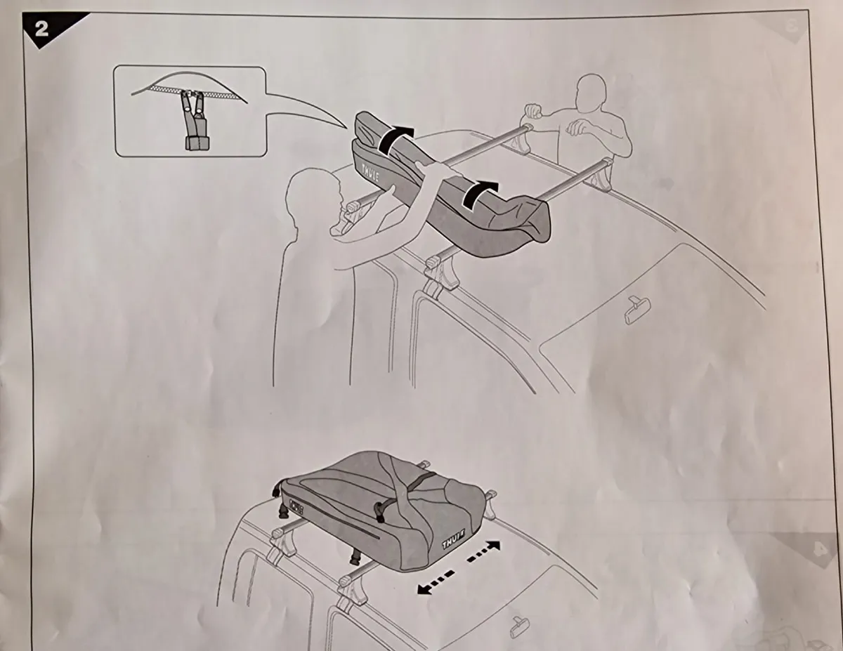 Thule ranger 90 folding roof box - Image 2