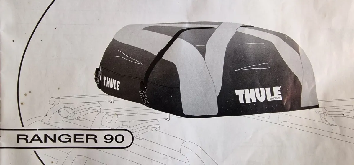 Thule ranger 90 folding roof box - Image 1
