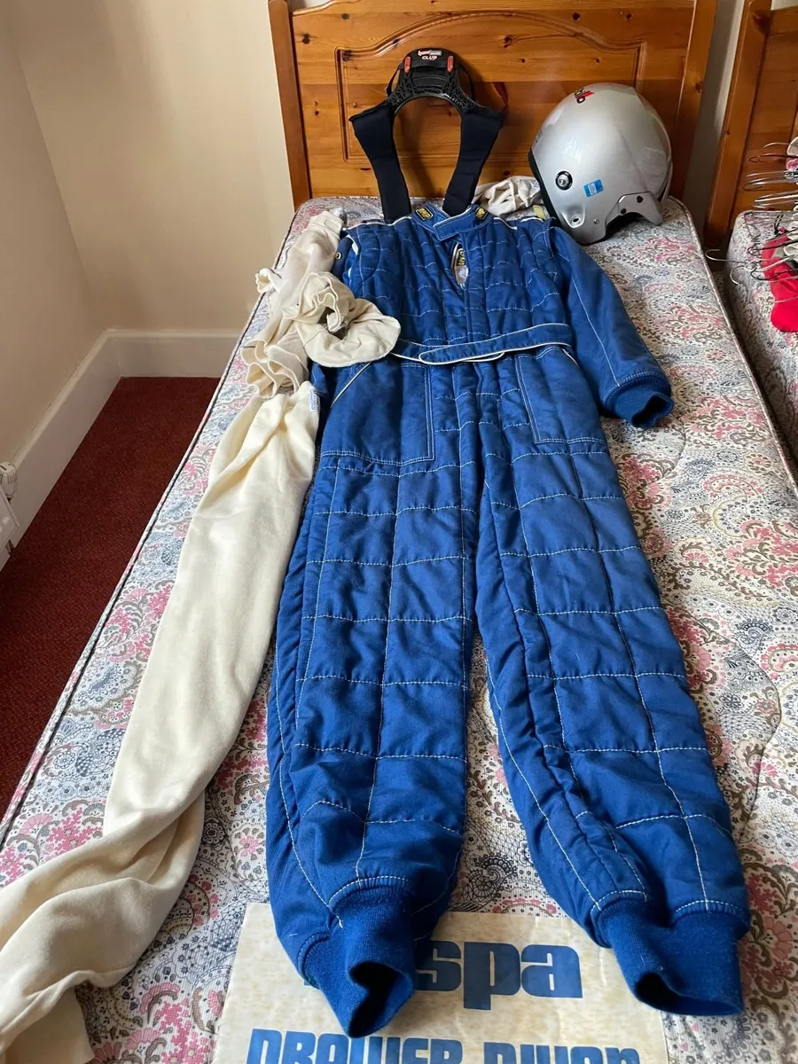 Race Rally Suit Hans and Helmet - Image 2