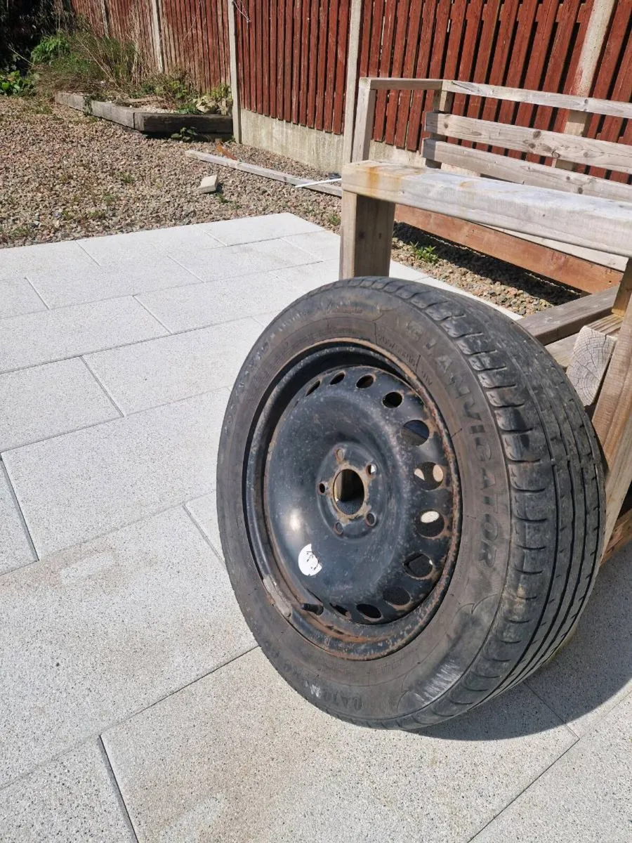 Full spare tyre and steel wheel - Image 4