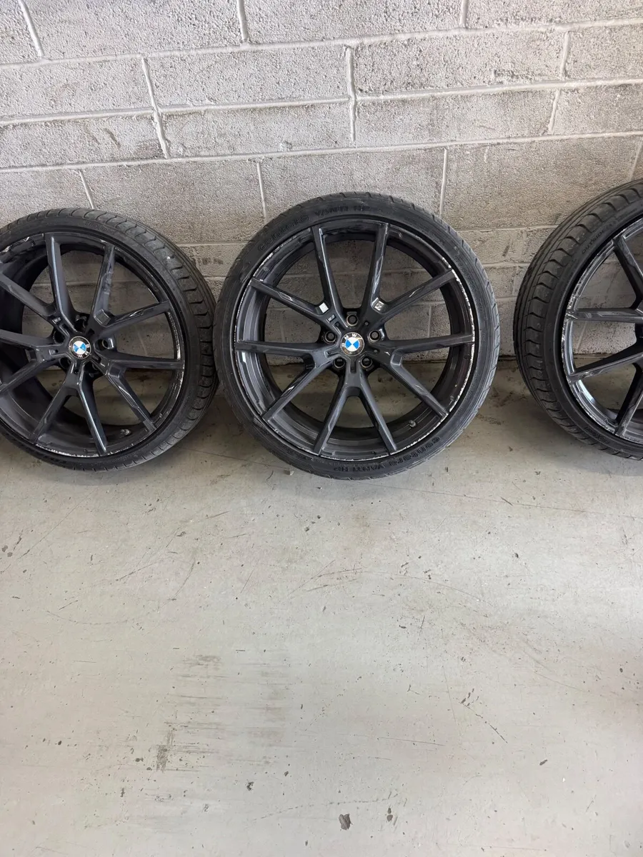 BMW 20” inch alloys with tyres - Image 3