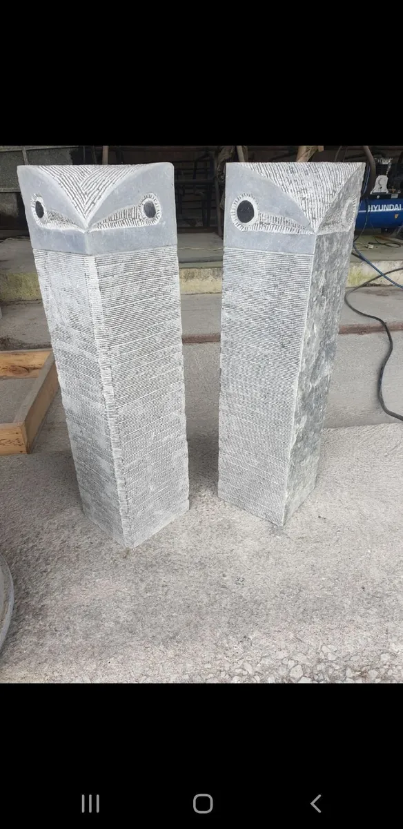Kilkenny limestone owls - Image 3