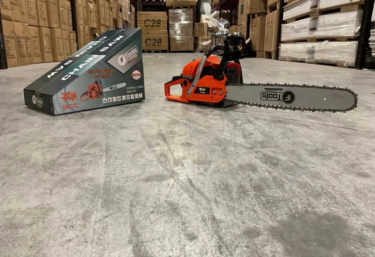 🌲⚙️ BRAND NEW 55CC CHAINSAW – 20” BAR - Image 2