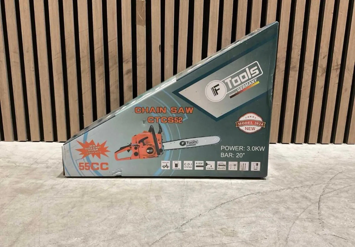 🌲⚙️ BRAND NEW 55CC CHAINSAW – 20” BAR - Image 3