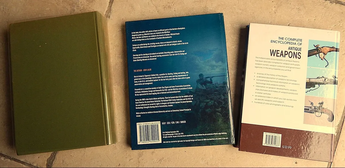 Selection of Hardback Books on Hunting & Weaponry - Image 3