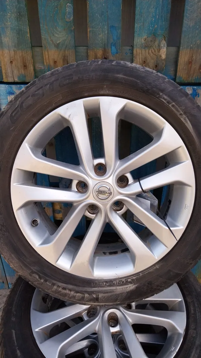 2013 Nissan Juke 17" Alloy Wheels Set 215/55R17 - Image 4