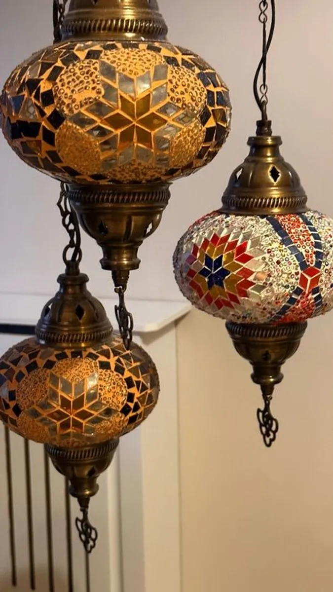 Oriental ceiling pendant light NEGOTIABLE - Image 3