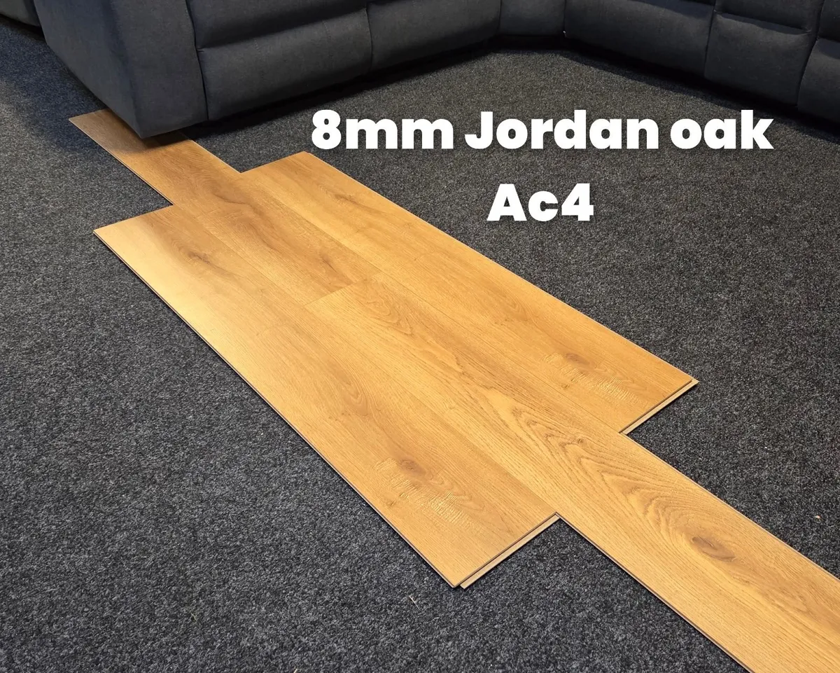8mm laminated click flooring Delivered - Image 3