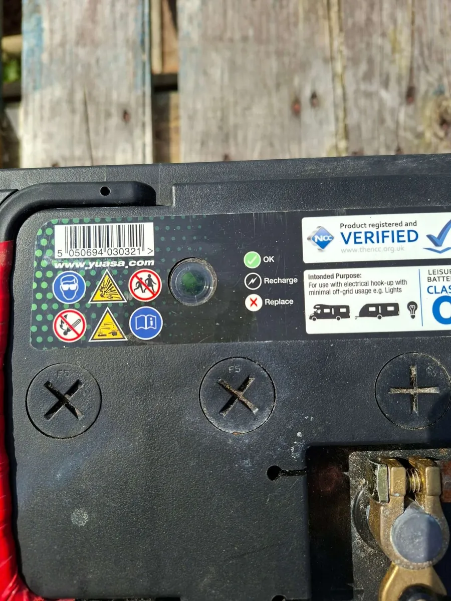 Electric 40lbs trolling motor &  Yuasa 115Ah bat - Image 4