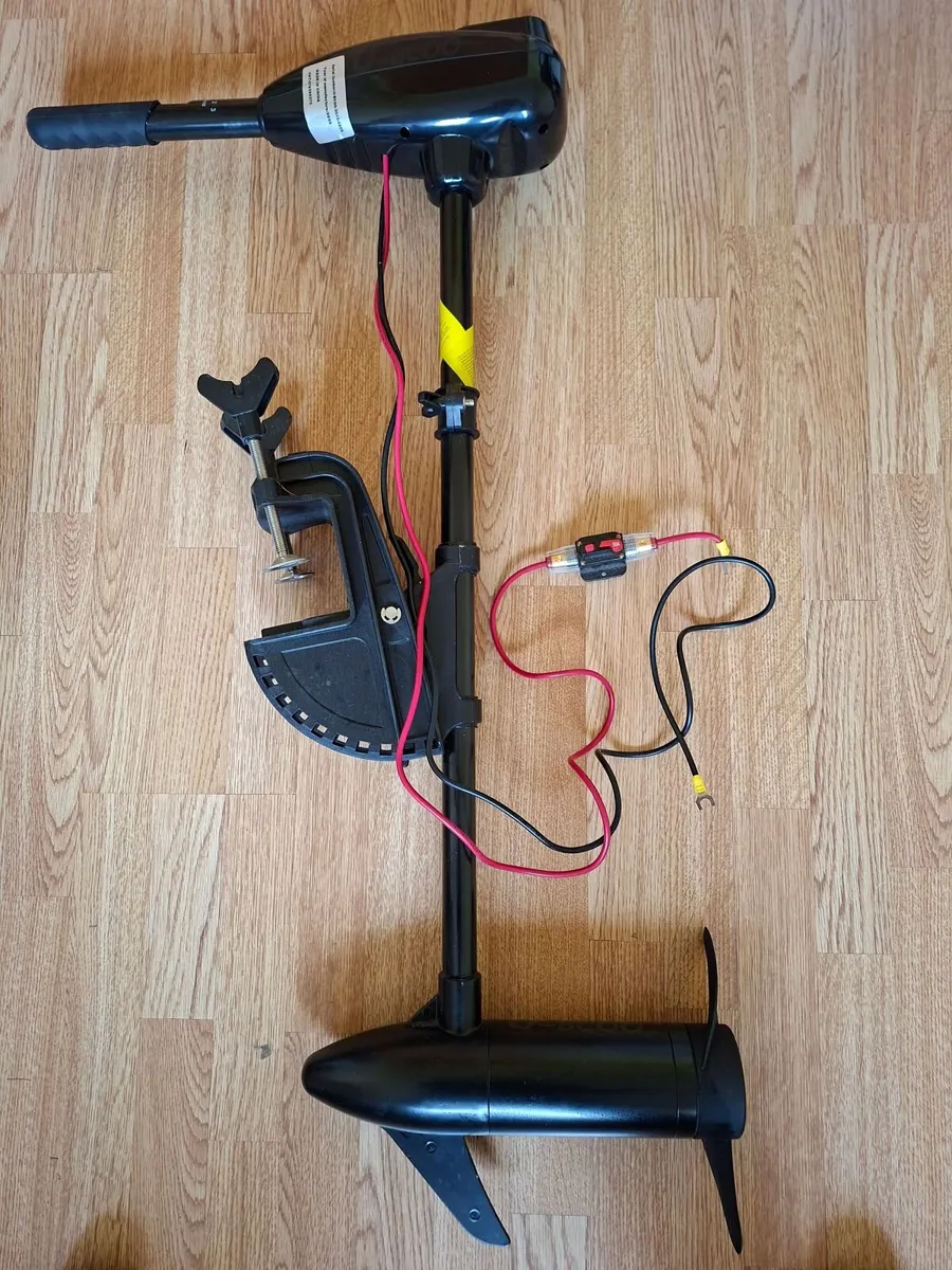 Electric 40lbs trolling motor &  Yuasa 115Ah bat - Image 3