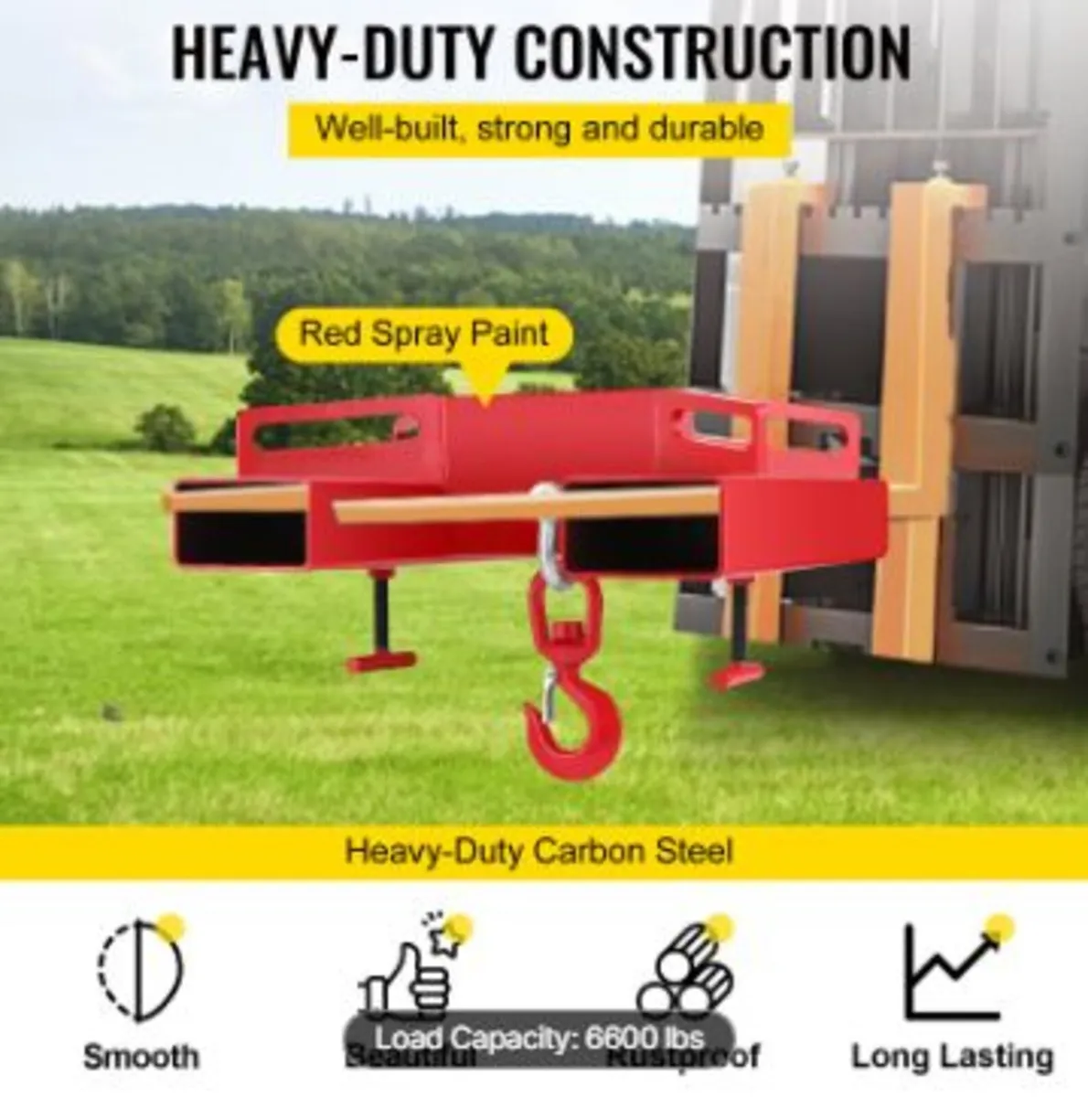 3 Ton Forklift Lifting Hook - Image 4