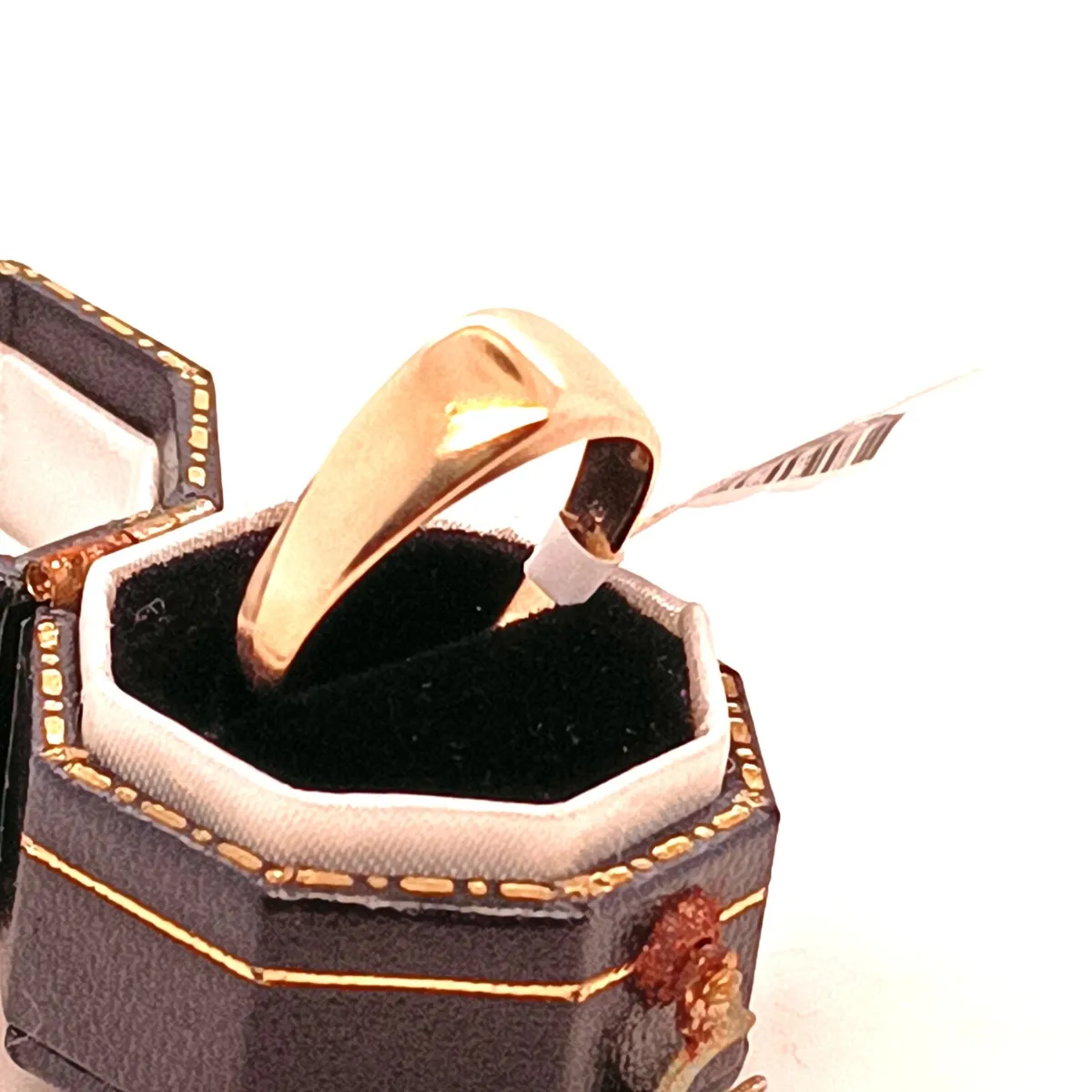 9k Yellow Gold Vintage Dome Ring - Image 4