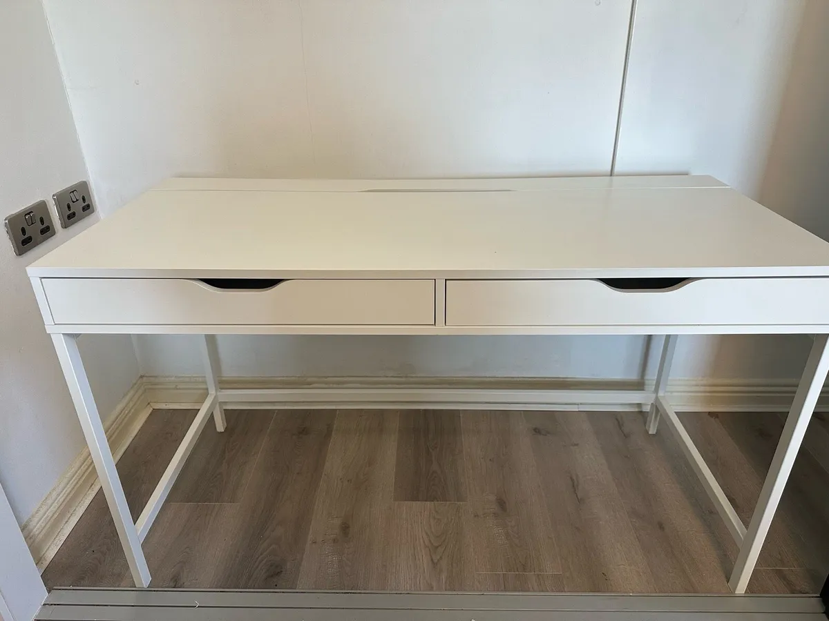 IKEA ALEX Desk  White (132x58cm) - Image 1
