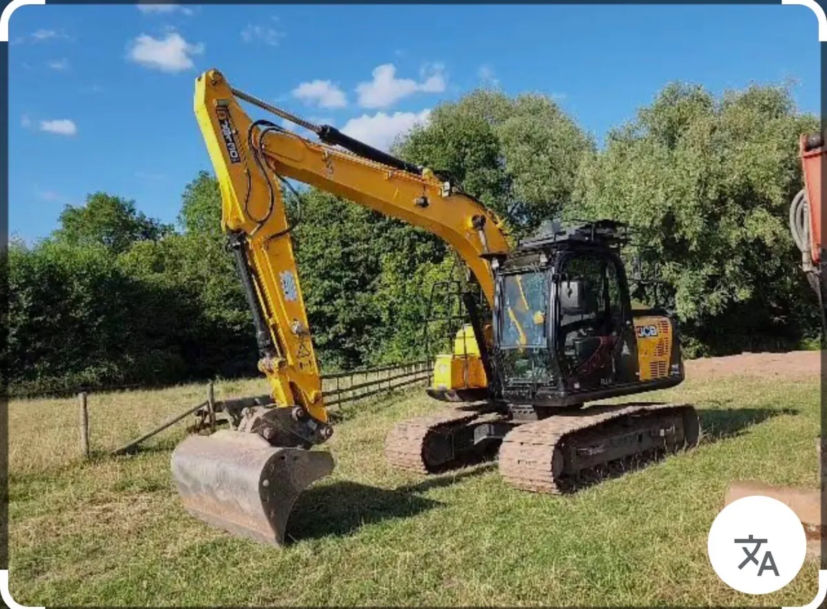 13 ton digger hire with driver - Image 3