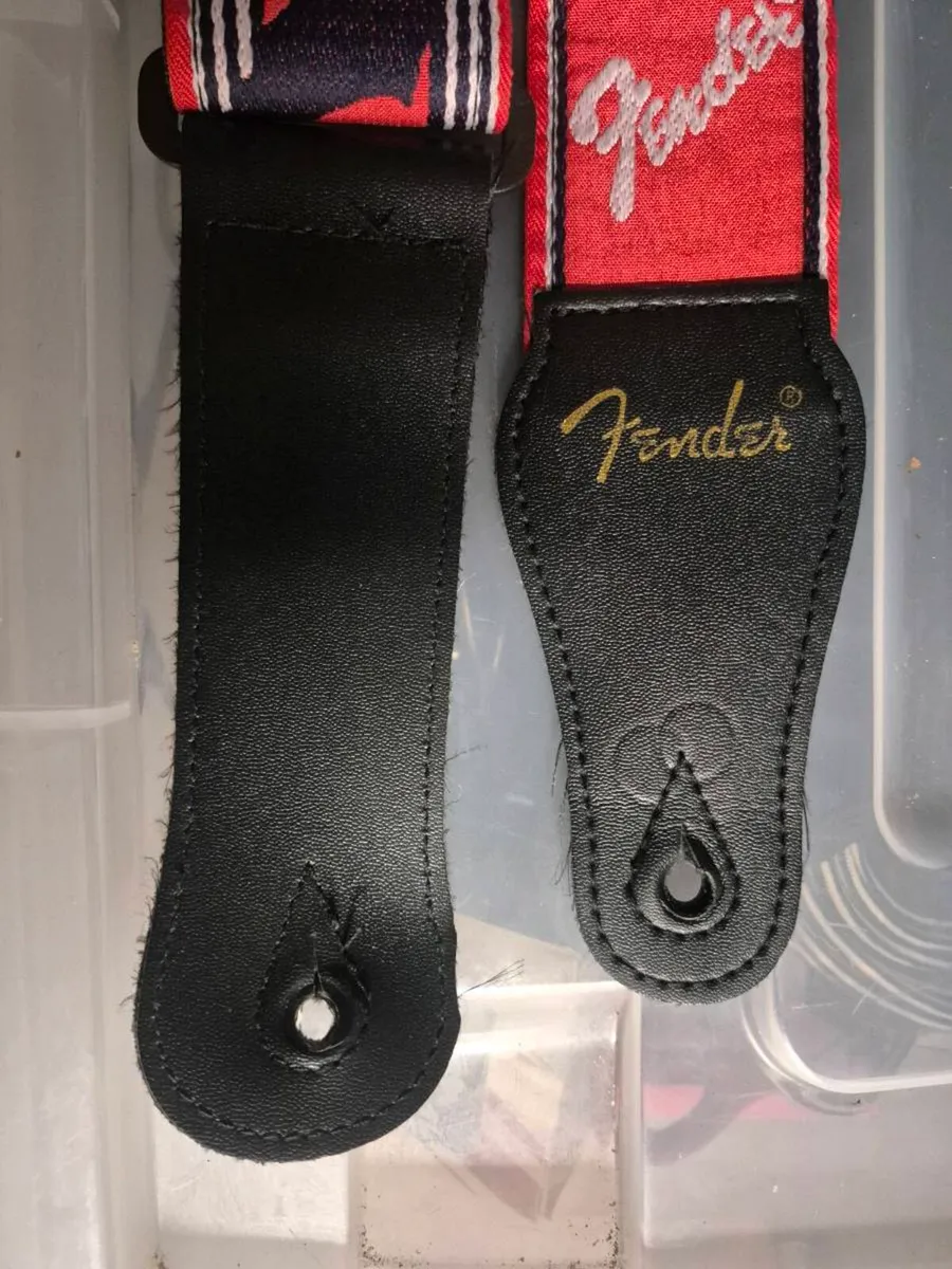 Fender 2" Monogrammed Guitar Strap - Image 1