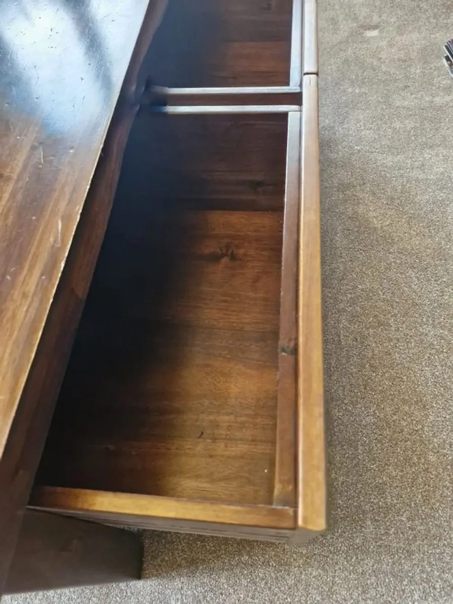 Solid wood coffee table 120x60x46cm - Image 3