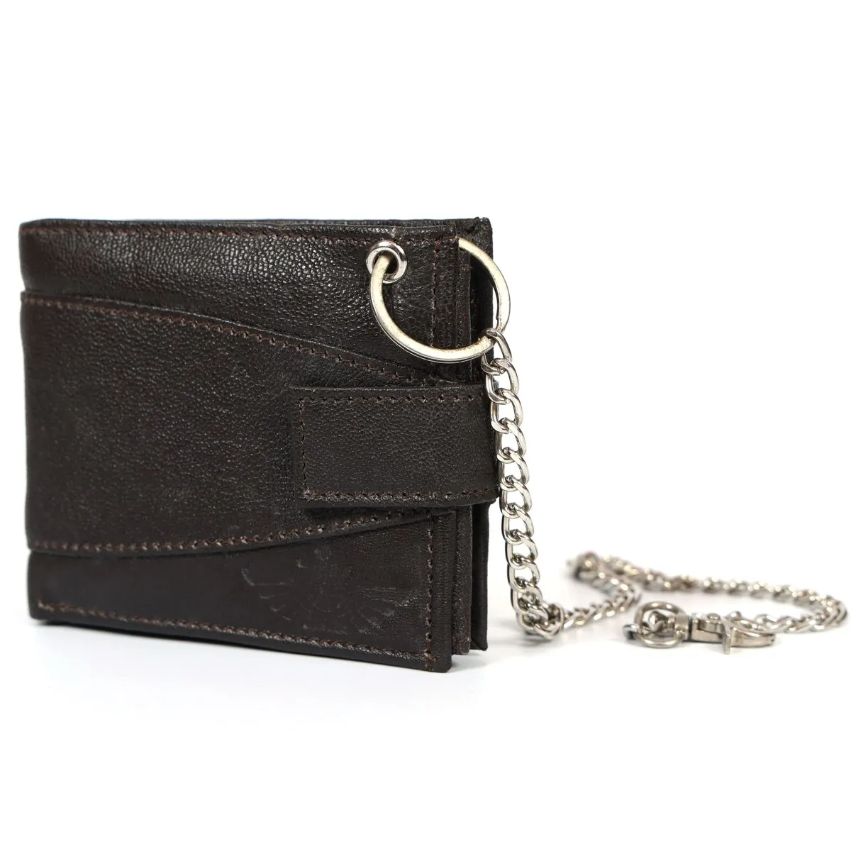 Premium Genuine Leather Chain Biker Wallet - Image 4