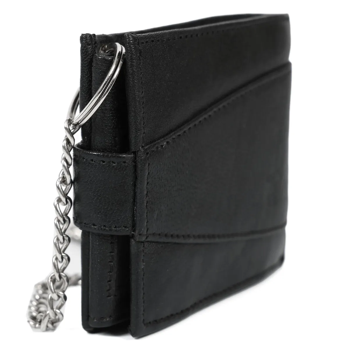 Premium Genuine Leather Chain Biker Wallet - Image 3