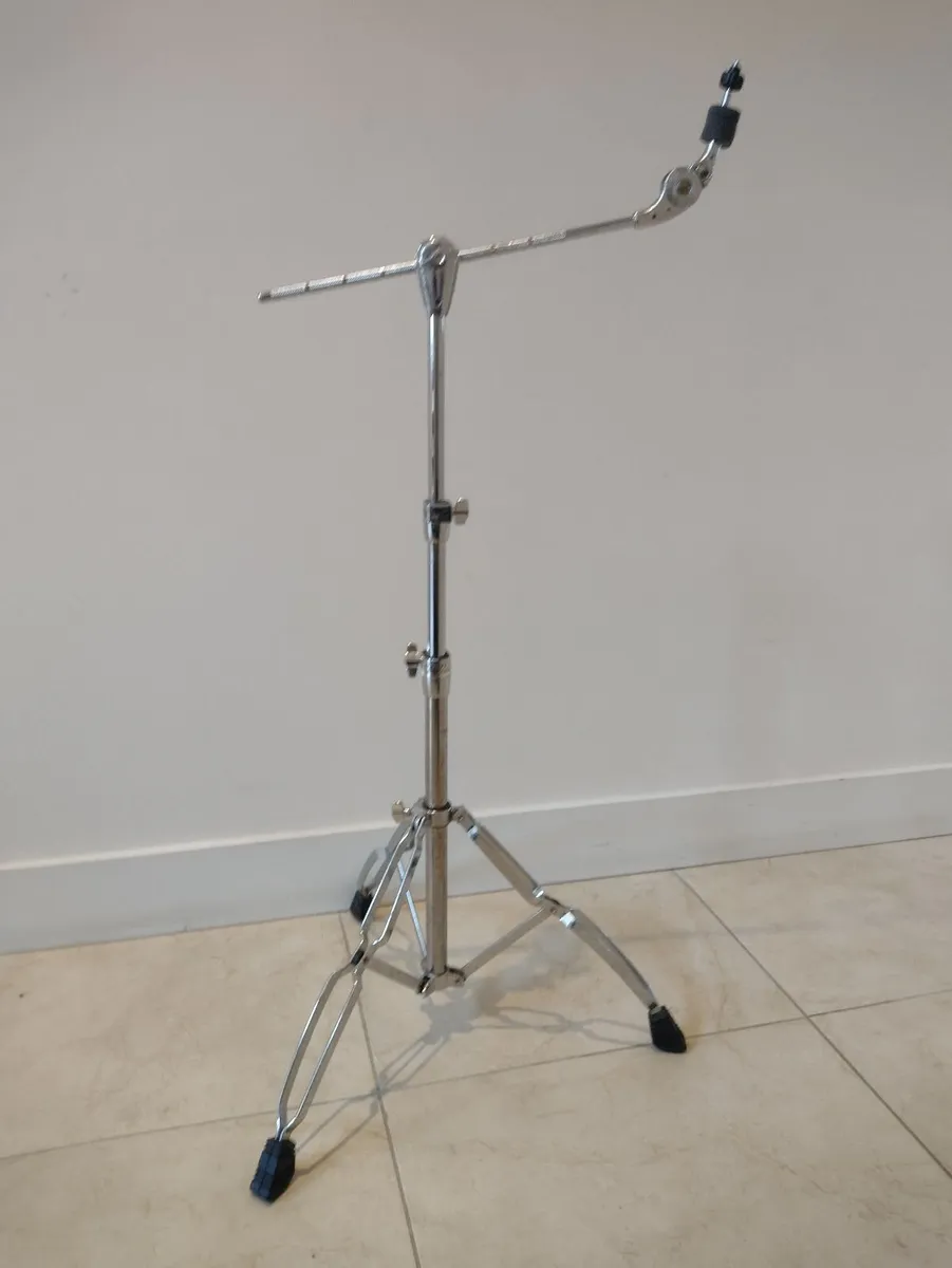 Tama heavy duty double braced boom stand.