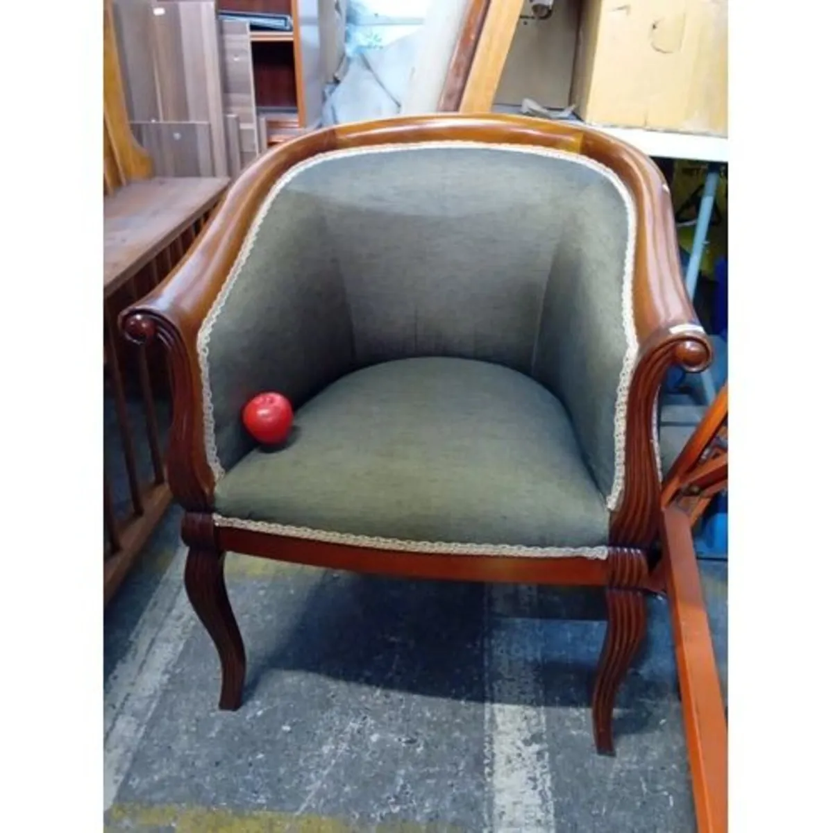 Furniture-Mid Century-Antique-Mahogany-Vintage - Image 2