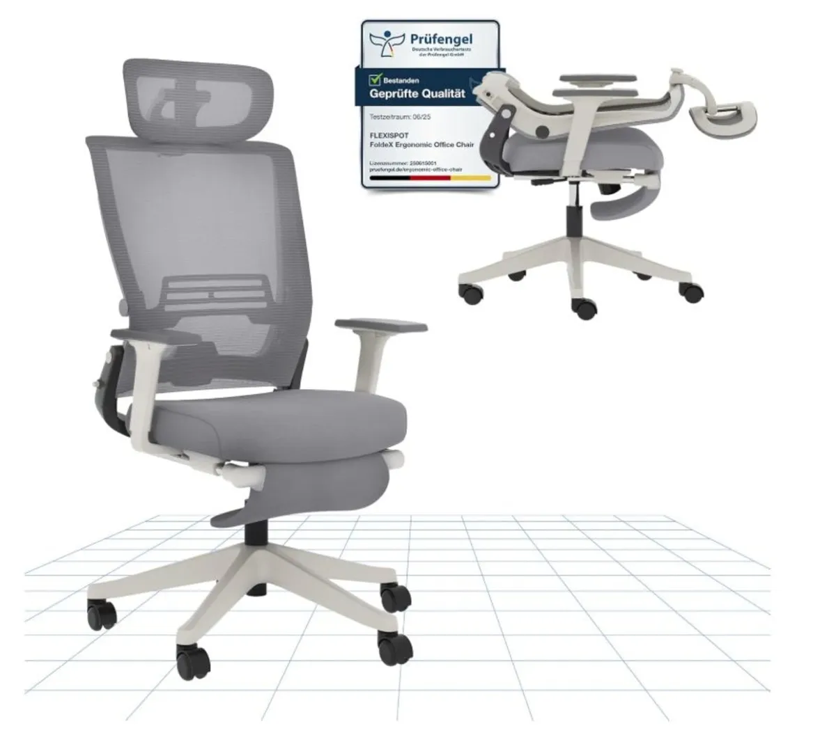 Brand New Office/Gaming Chair, Foldable Backrest - Image 1