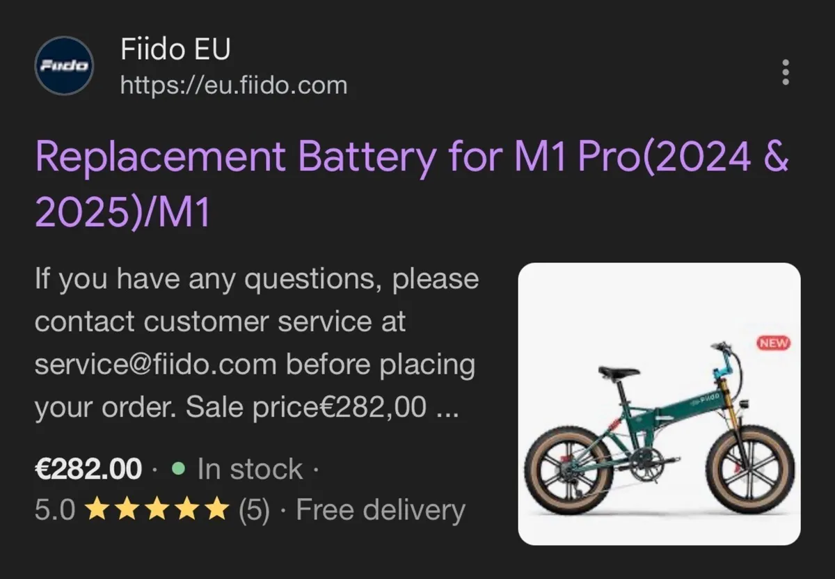 Fiido M1 Pro Urban Edition Electric Bike - Image 2