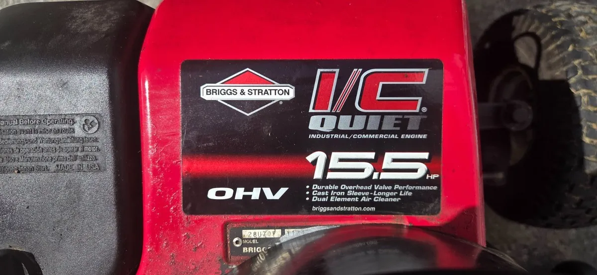 Rally 15.5hp 42" Ride on Mower - Image 3